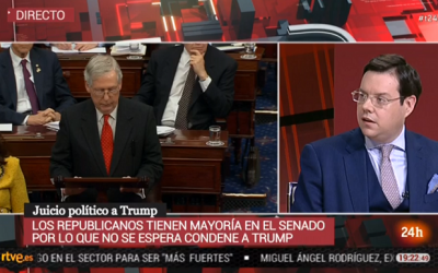 Ignacio de la Riva analiza en Canal 24 Horas de RTVE el impeachment a Donald Trump
