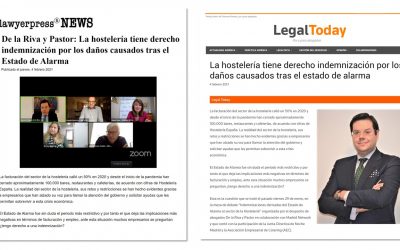 La hostelería tiene derecho a indemnización por los daños causados tras el Estado de Alarma