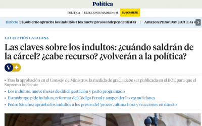 Las claves sobre los indultos: ¿cuándo saldrán de la cárcel? ¿cabe recurso? ¿volverán a la política?