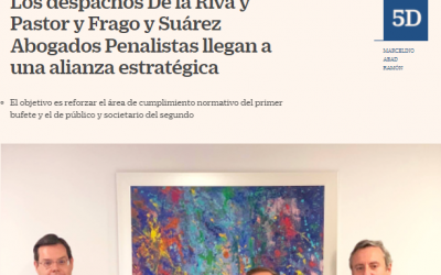 Firmamos una alianza estratégica con Frago y Suárez Abogados Penalistas