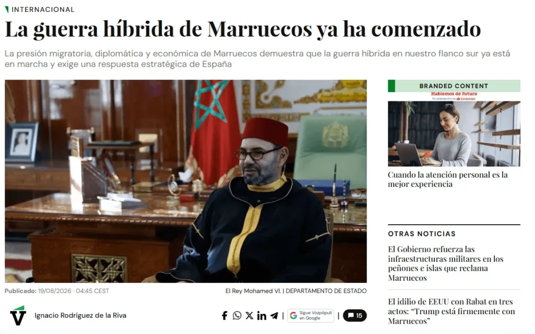 La guerra híbrida de Marruecos ya ha comenzado
